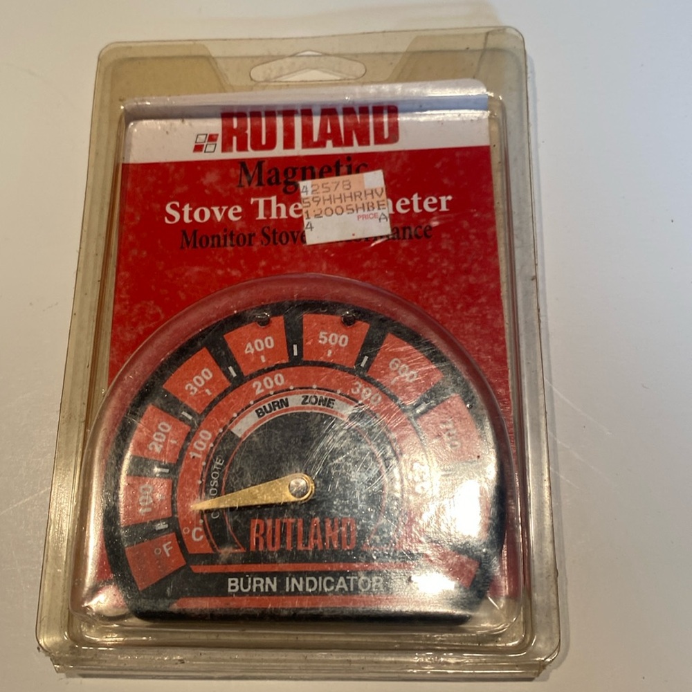 NIP Rutland Stove Thermometer